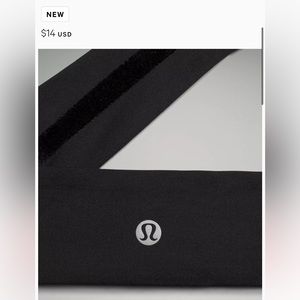 Black Lululemon headband